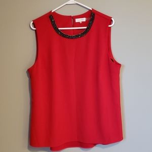 Calvin Klein Sleeveless Top with Bling XL